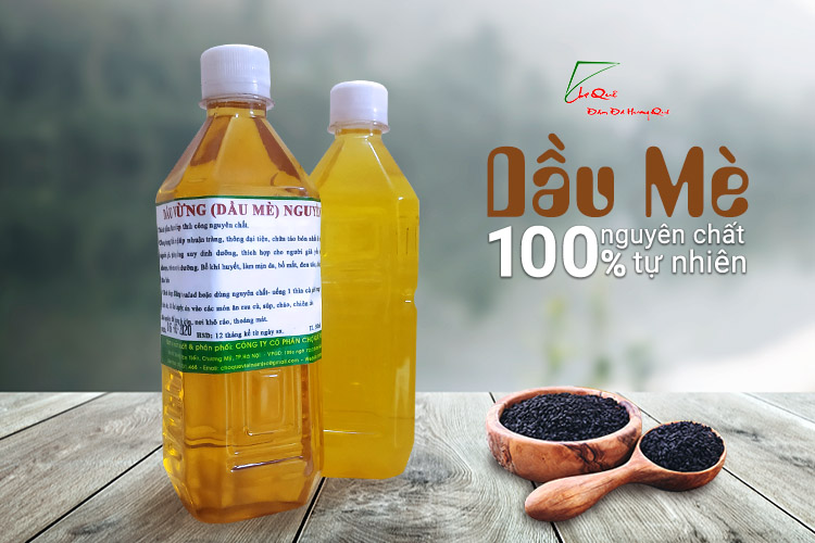Dầu Vừng Dầu Mè Nguyên Chất 